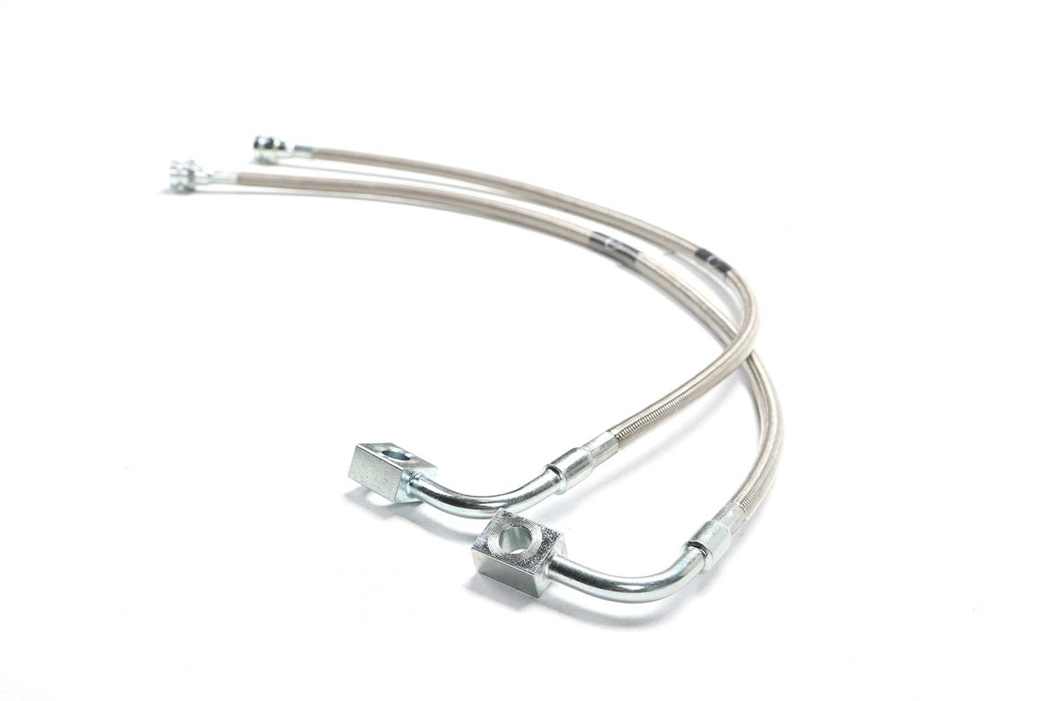 Fabtech FTS94063 Extended Brake Line Kit Fits 07-18 Wrangler (JK)