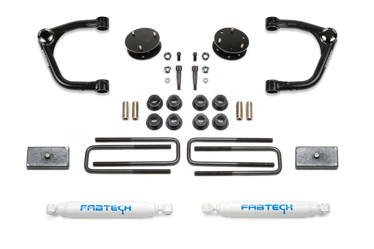 Fabtech K1129 Uniball Lift System w/Shocks Fits 19-23 Sierra 1500 Silverado 1500