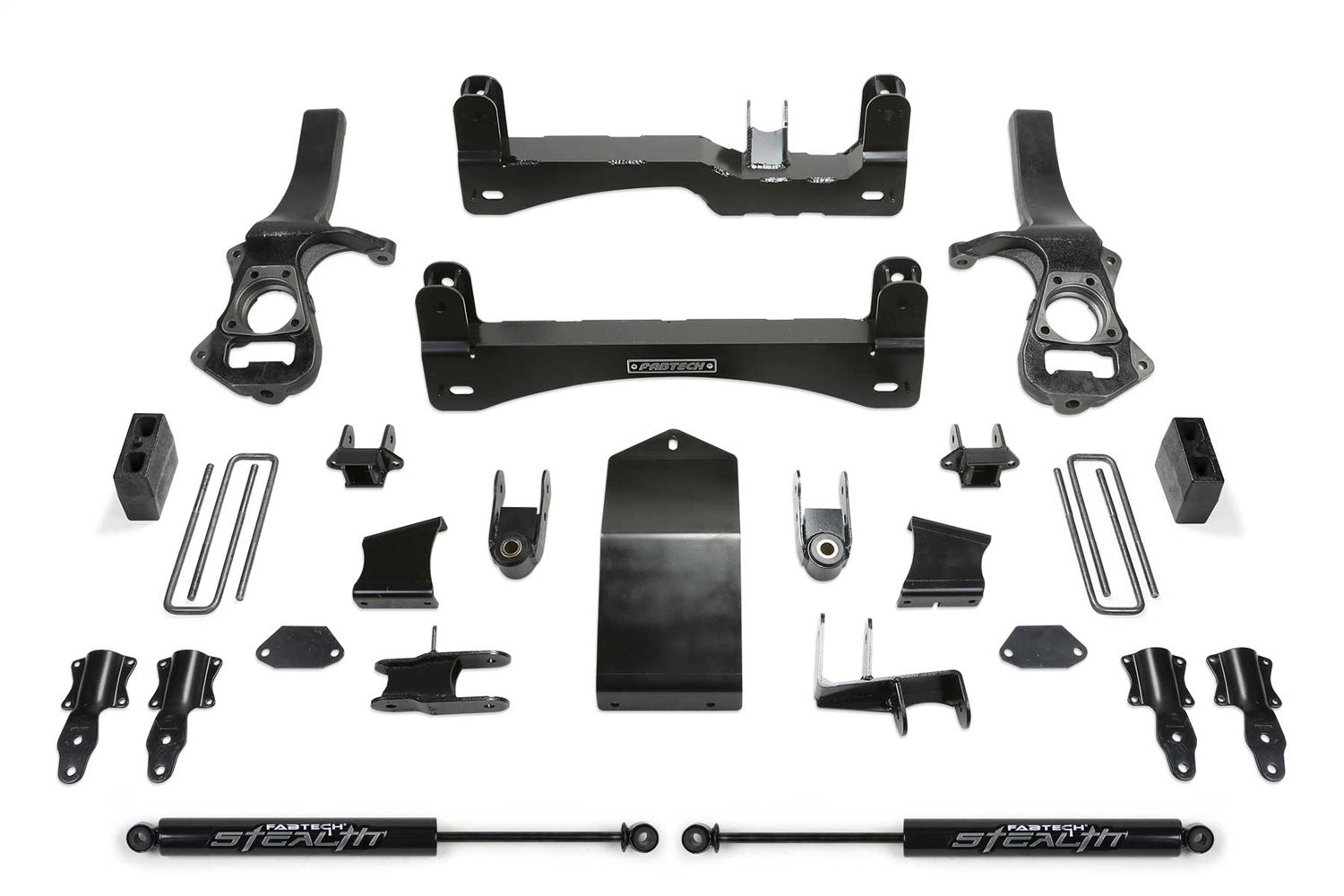 Fabtech K1132M Basic Lift System w/Shocks Fits 19-23 Sierra 1500 Silverado 1500