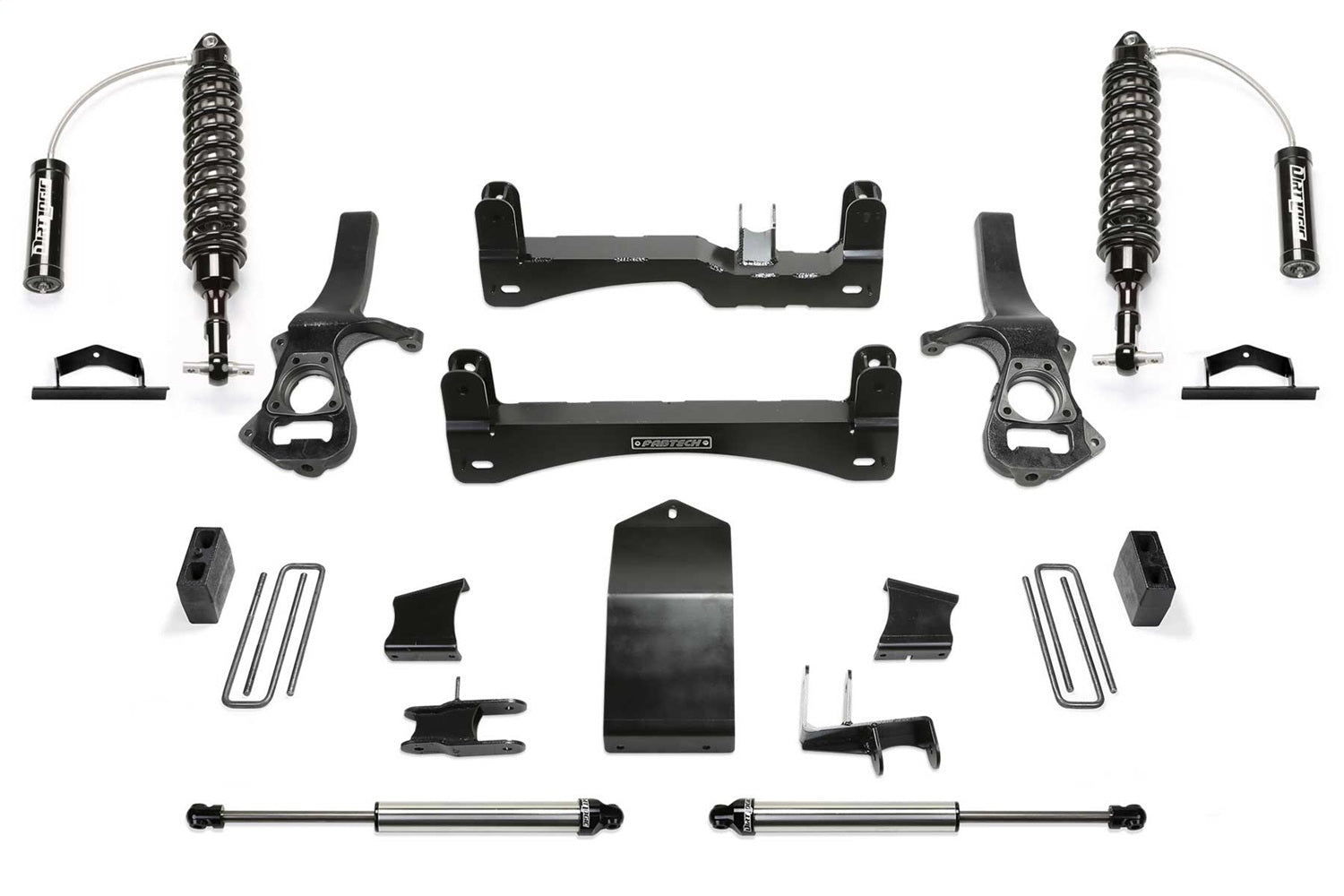Fabtech K1176DL Performance Lift System w/Shocks Fits Sierra 1500 Silverado 1500