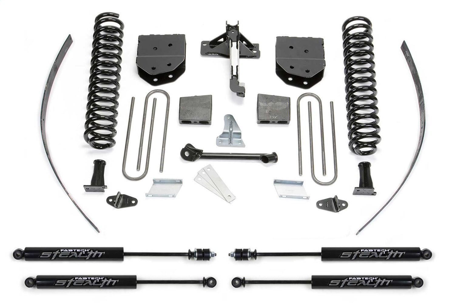 Fabtech K2122M Basic Lift System w/Shocks Fits F-250 Super Duty F-350 Super Duty
