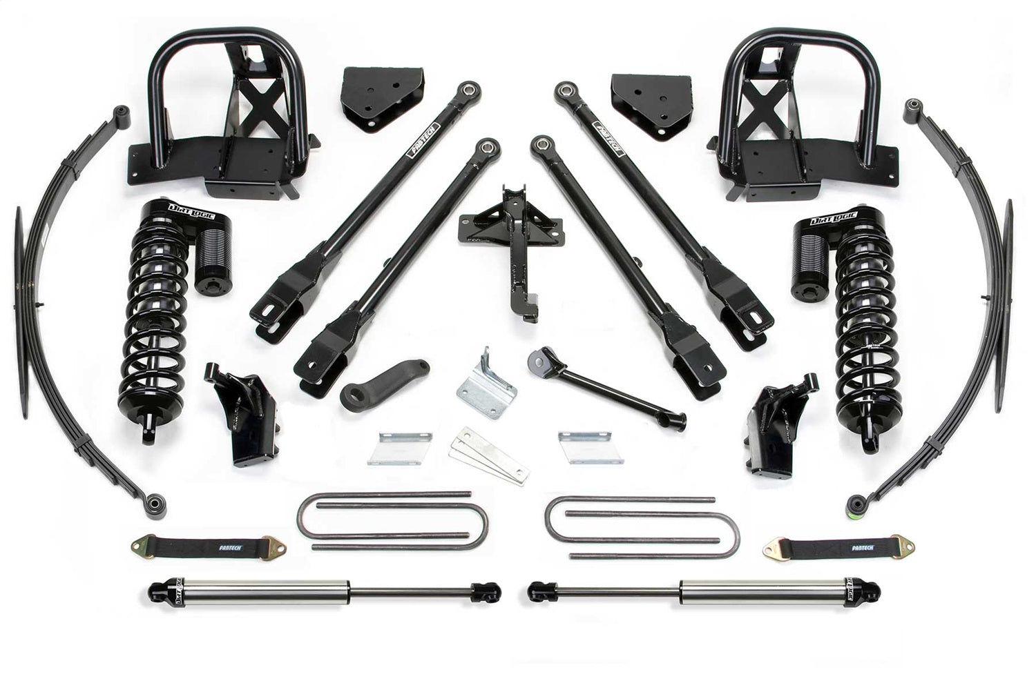 Fabtech K2144DL 4 Link Lift System Fits 08-15 F-250 Super Duty F-350 Super Duty
