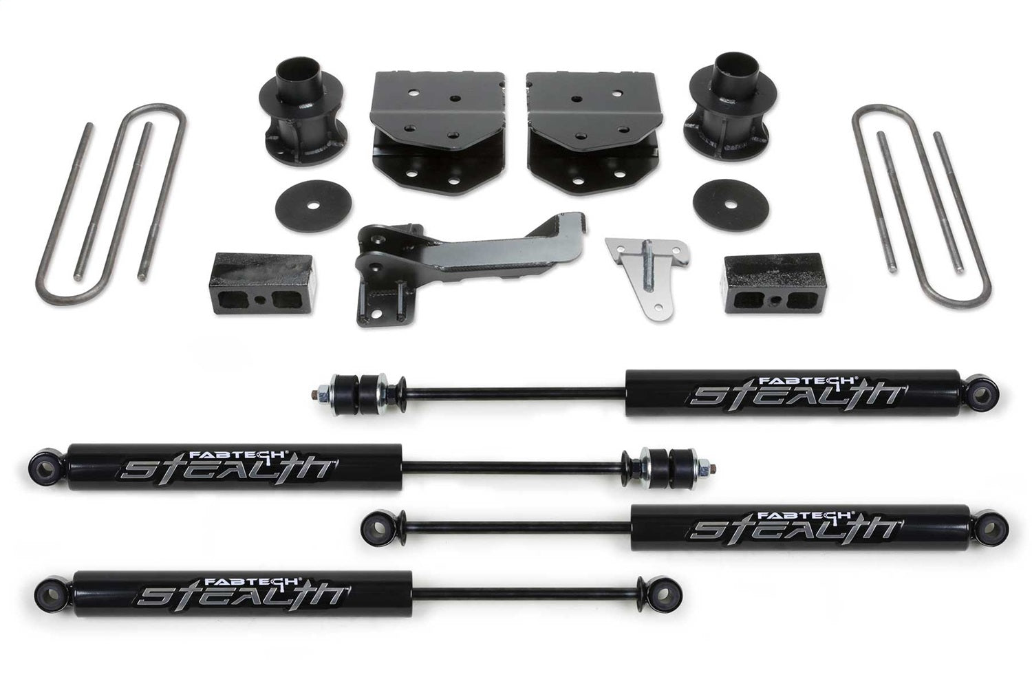 Fabtech K2181M Budget Lift System w/Shock Fits F-250 Super Duty F-350 Super Duty