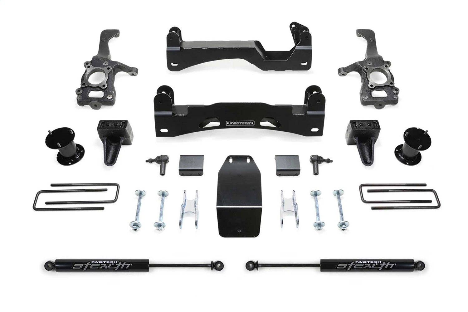 Fabtech K2194M Basic Lift System w/Shocks Fits 15-20 F-150