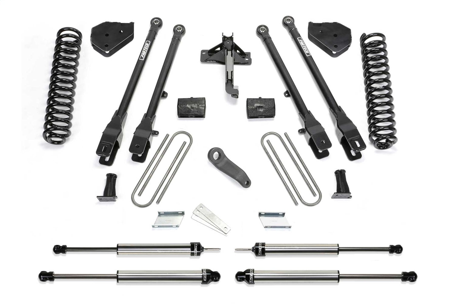 Fabtech K2257DL 4 Link Lift System Fits 17-21 F-250 Super Duty F-350 Super Duty