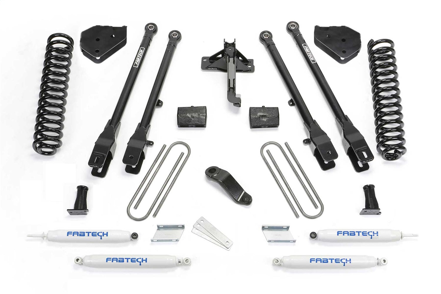 Fabtech K2337 4 Link Lift System Fits 17-20 F-450 Super Duty F-550 Super Duty