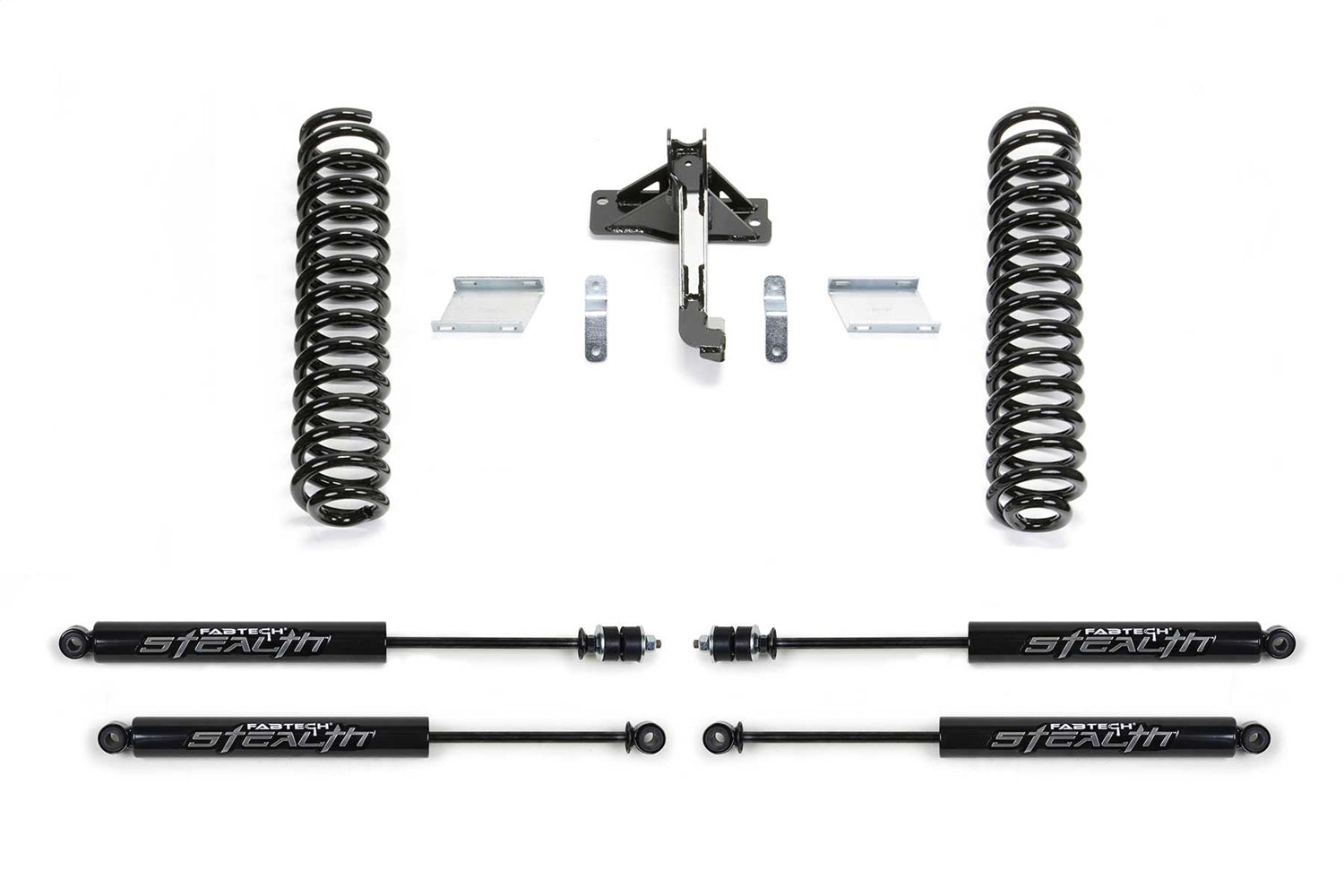 Fabtech K2339M Budget Lift System w/Shock Fits F-250 Super Duty F-350 Super Duty