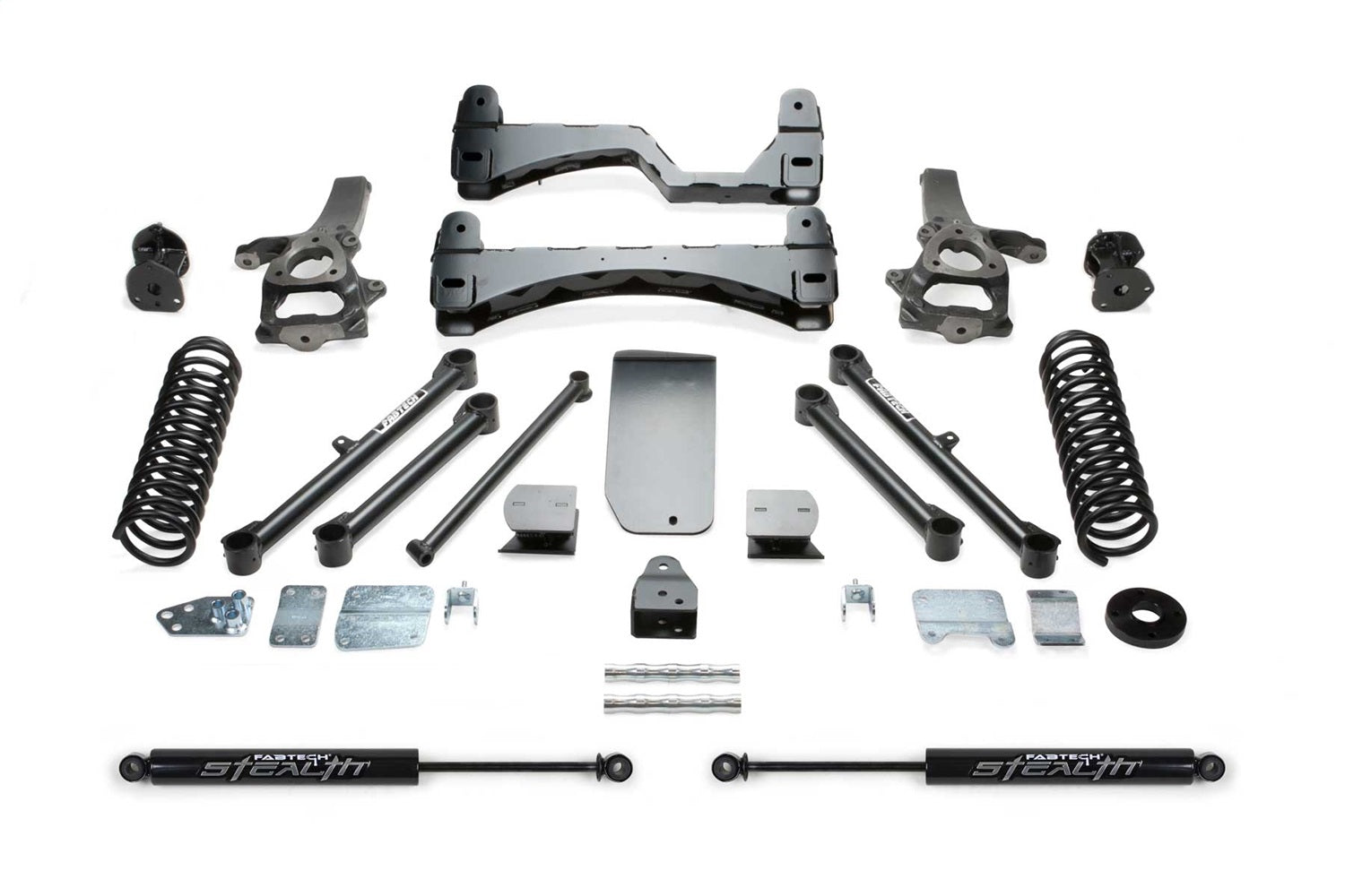 Fabtech K3055M Basic Lift System w/Shocks Fits 12-18 1500