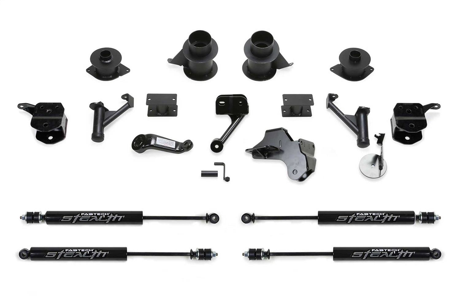 Fabtech K3173M Basic Lift System w/Shocks Fits 19-24 2500 3500