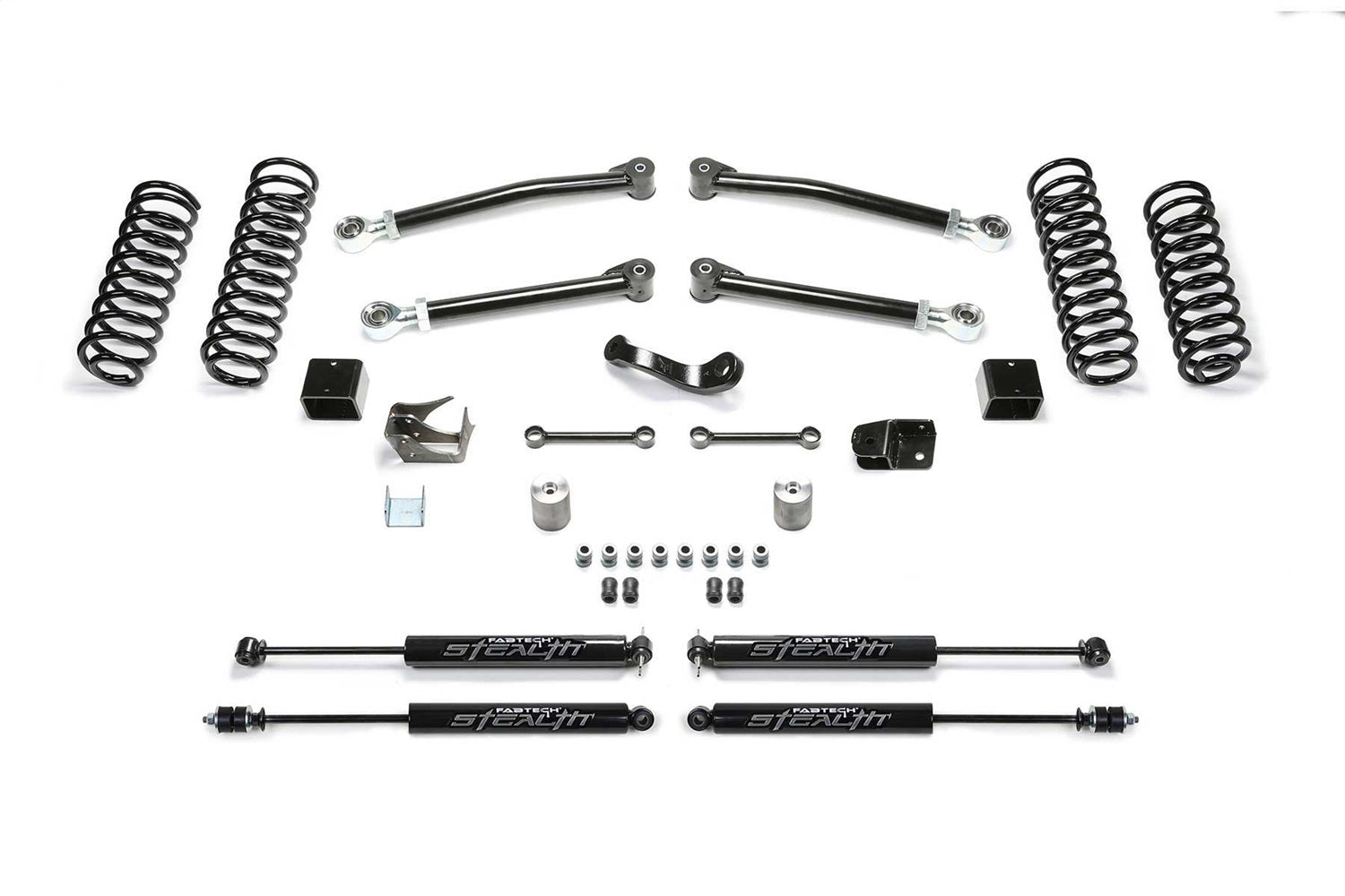 Fabtech K4089M Trail Lift System Fits 07-18 Wrangler (JK)