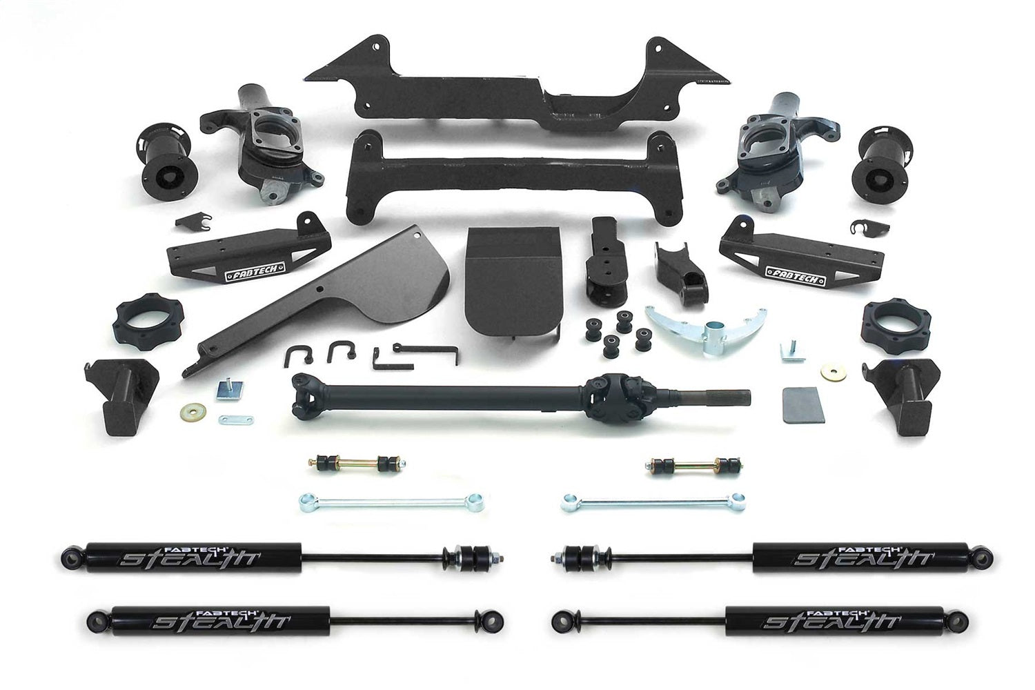 Fabtech K5001M Performance Lift System w/Shocks Fits 03-05 H2