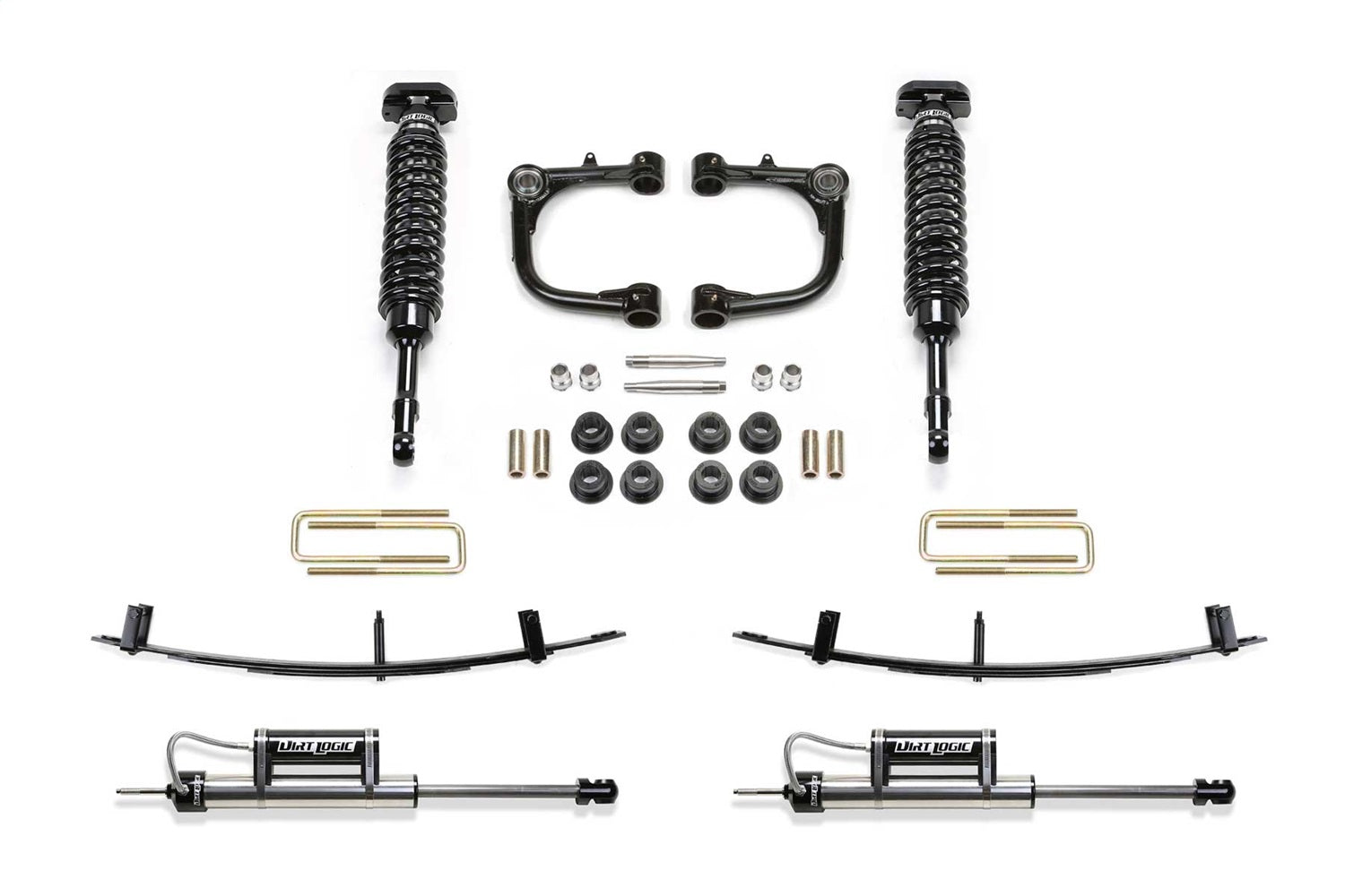 Fabtech K7062DL Uniball UCA Lift System w/Shocks Fits 15-23 Tacoma