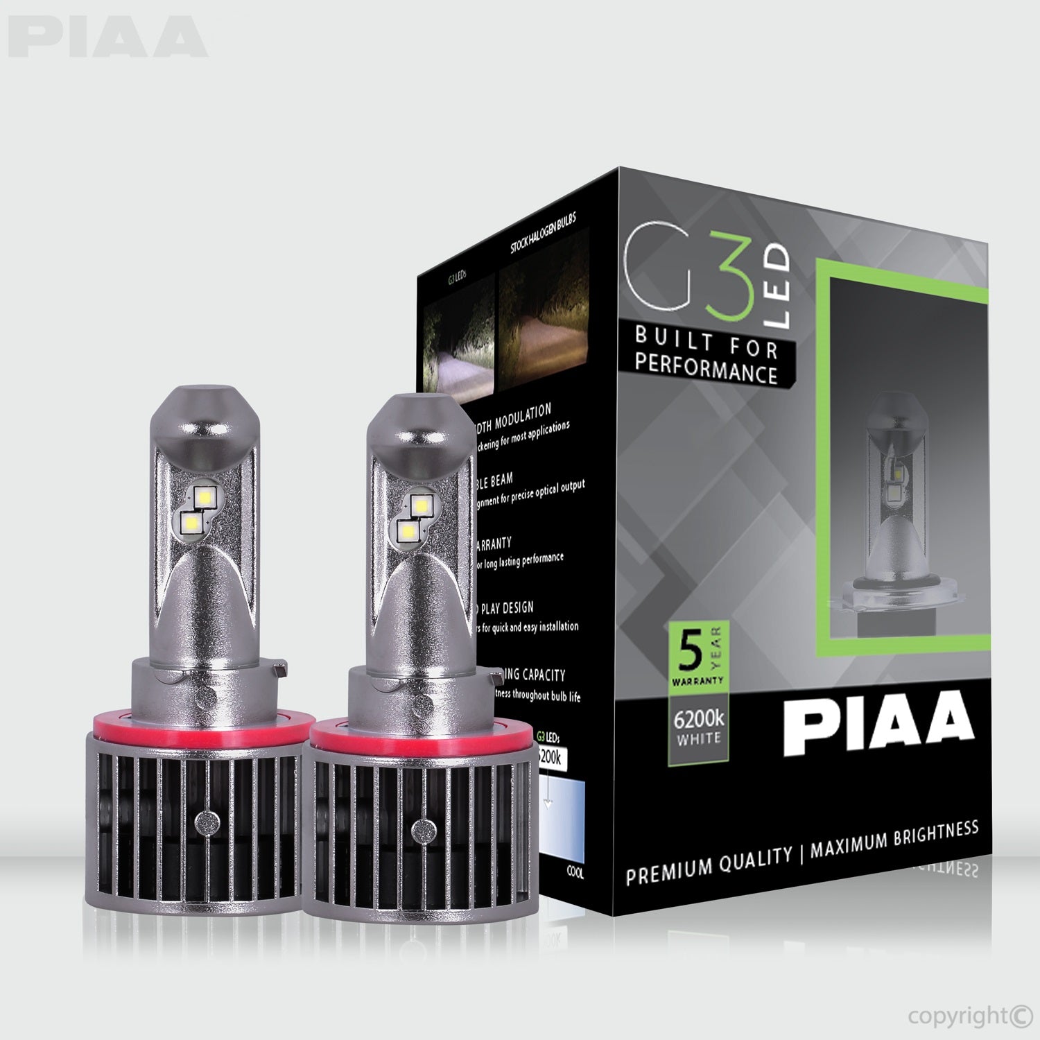 PIAA 26-17413 H13 G3 LED Bulb