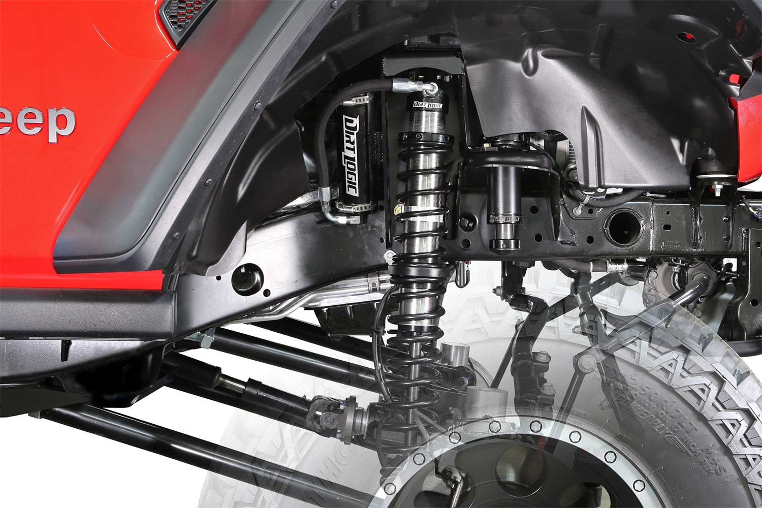 Fabtech FTS24224 Long Arm Kit Fits 18-23 Gladiator Wrangler (JL)