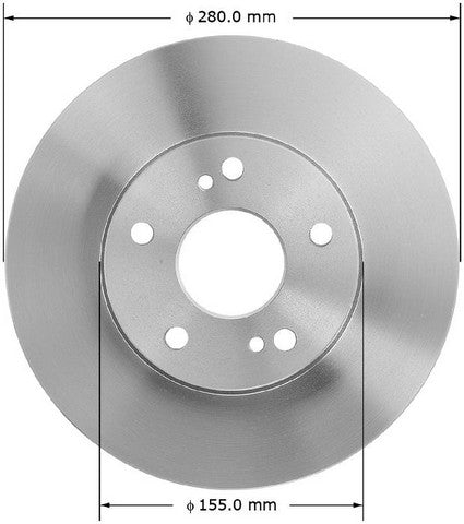 BENDIX PREMIUM DRUM AND ROTOR Disc Brake Rotor  PRT1441