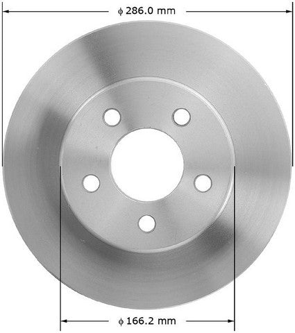 BENDIX PREMIUM DRUM AND ROTOR Disc Brake Rotor  PRT5075