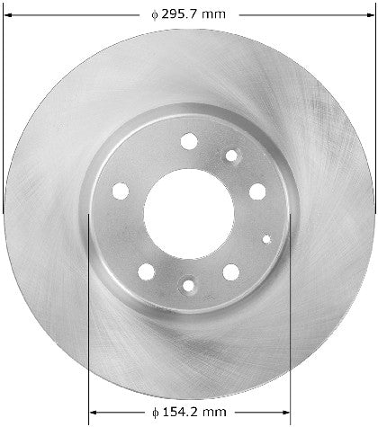 BENDIX PREMIUM DRUM AND ROTOR Disc Brake Rotor  PRT5897
