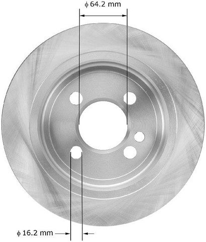 BENDIX PREMIUM DRUM AND ROTOR Disc Brake Rotor  PRT5964