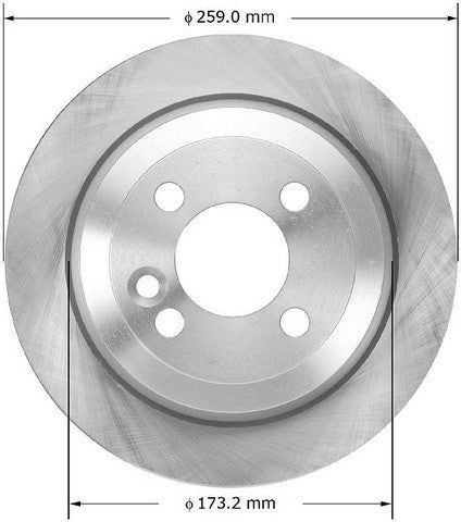 BENDIX PREMIUM DRUM AND ROTOR Disc Brake Rotor  PRT5964