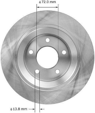 BENDIX PREMIUM DRUM AND ROTOR Disc Brake Rotor  PRT5977