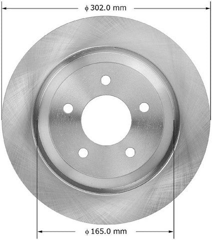 BENDIX PREMIUM DRUM AND ROTOR Disc Brake Rotor  PRT5977