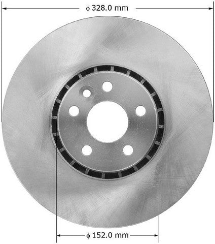 BENDIX PREMIUM DRUM AND ROTOR Disc Brake Rotor  PRT6009