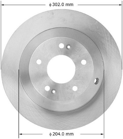BENDIX PREMIUM DRUM AND ROTOR Disc Brake Rotor  PRT6037